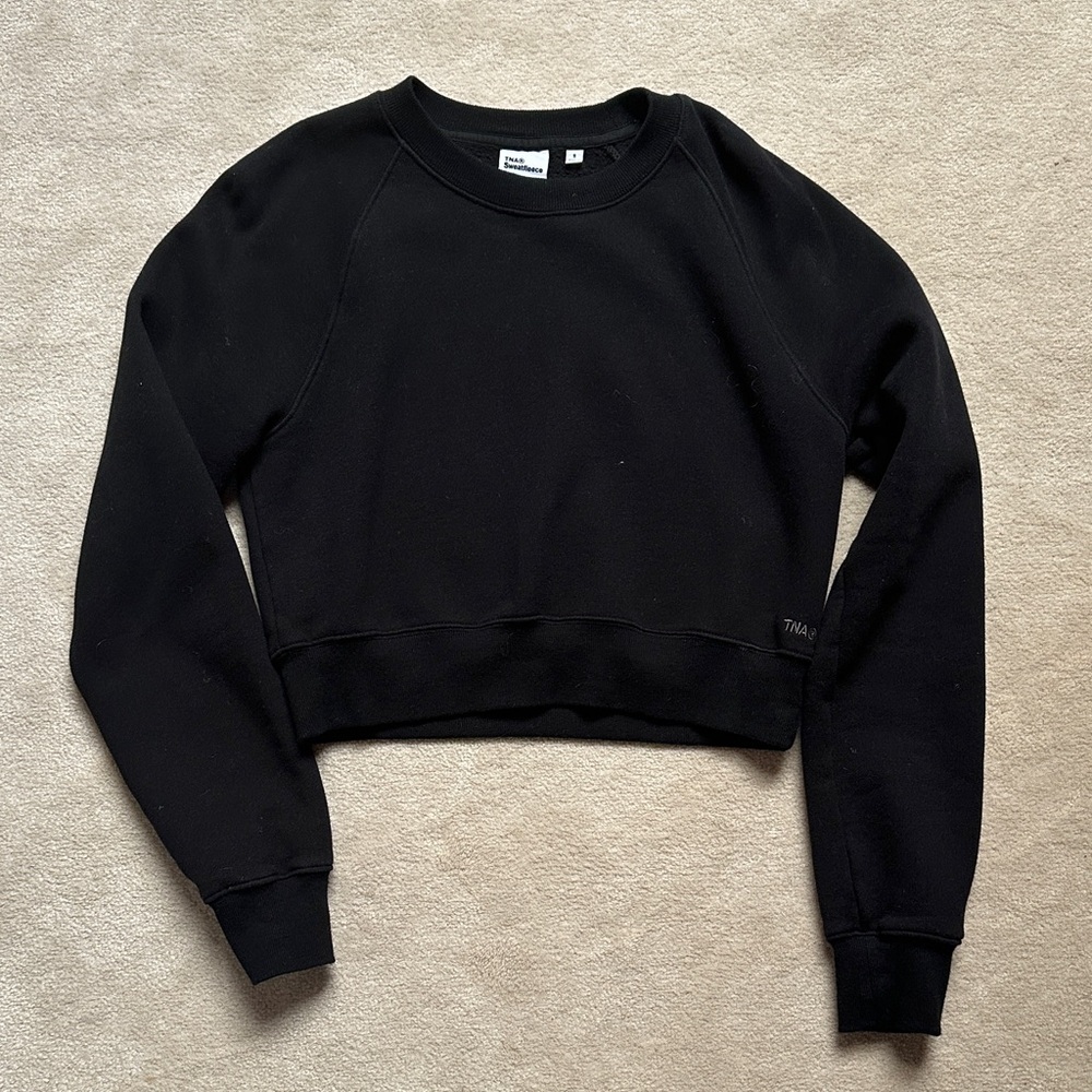 TNA Cropped SweatFleece sweater